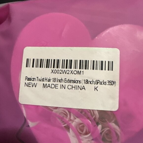 18 Inch Extension Human Hair 6 Pack Passion Twist Red Brown Color Lot of 2 Packs - Picture 8 of 9